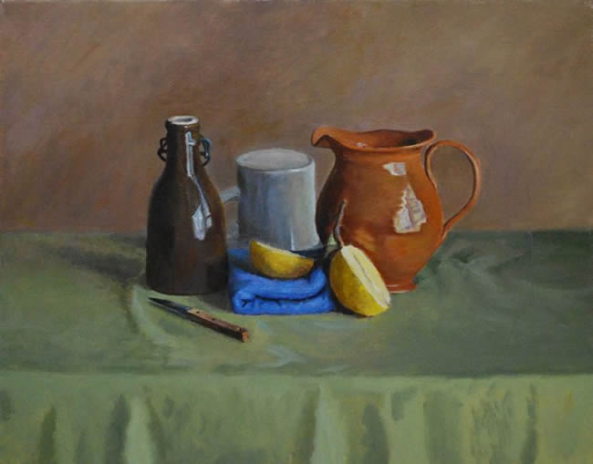 oil paintings by Alan Cayton, realistic paintings